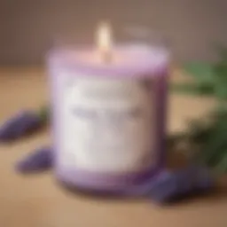 Lavender-infused Relaxation Candle