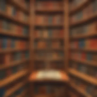 The Library of Wisdom Bookshelf filled with knowledge