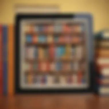Virtual Gateway to Knowledge Digital tablet displaying a variety of eBooks