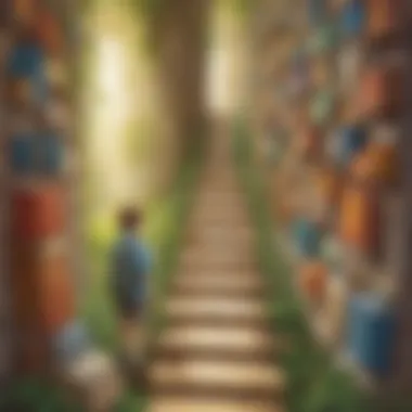 Pathways to Intellectual Enrichment Growth chart symbolizing educational progress