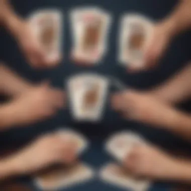 Sleight of hand magic trick executed flawlessly by a skilled magician