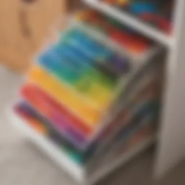 Efficient Organization: Storing Markers Organized storage solutions for classroom markers