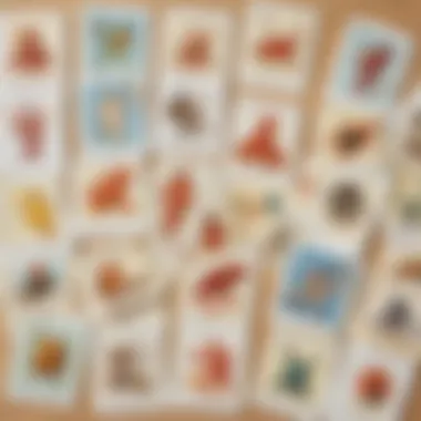 Assorted Flash Cards for Different Subjects An assortment of flash cards showcasing various subjects