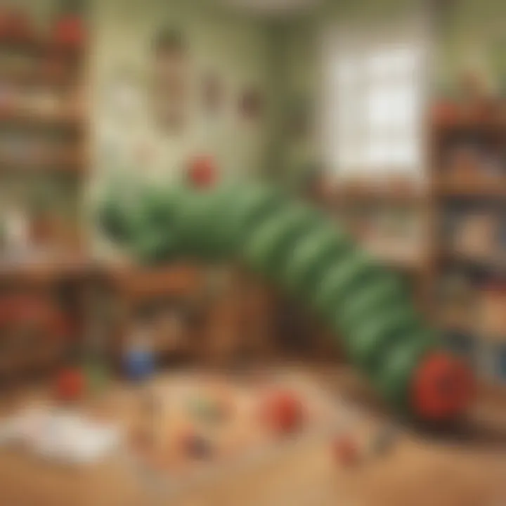 Thematic activity setup for children