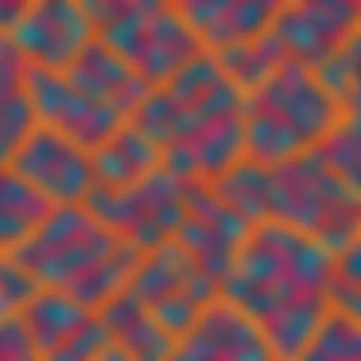 Vibrant Geometric Patterns Worksheet