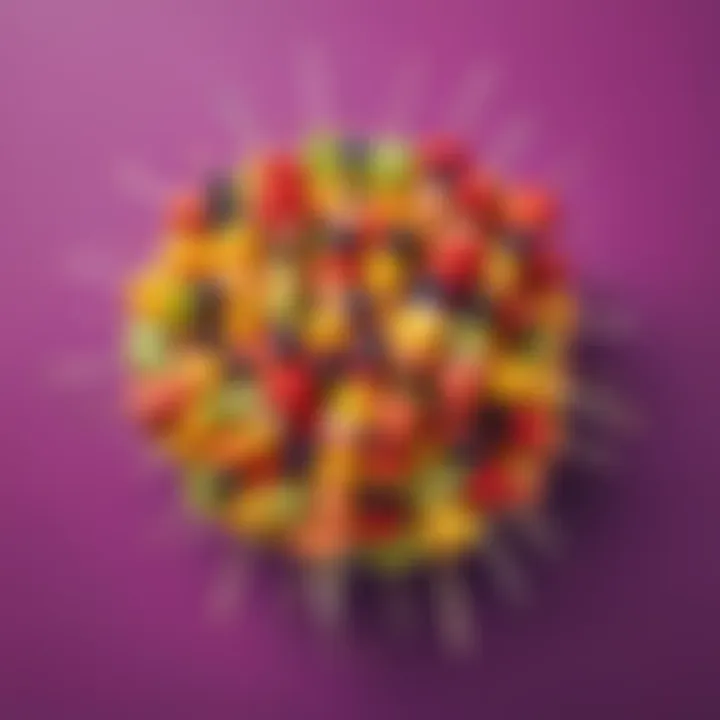 Vibrant Rainbow Fruit Skewers