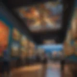 Digital art museum experience for students