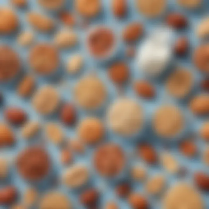 Protein sources like nuts and seeds for shake enhancement