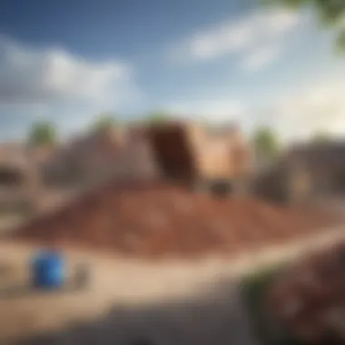Community drop-off site for construction waste