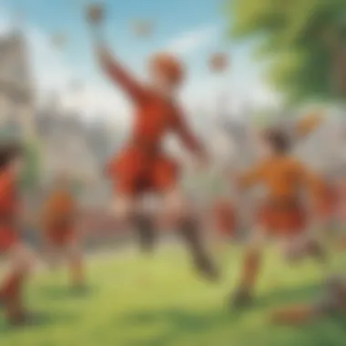 Whimsical Quidditch Match