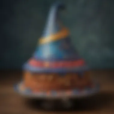 Whimsical Wizard Hat Cake