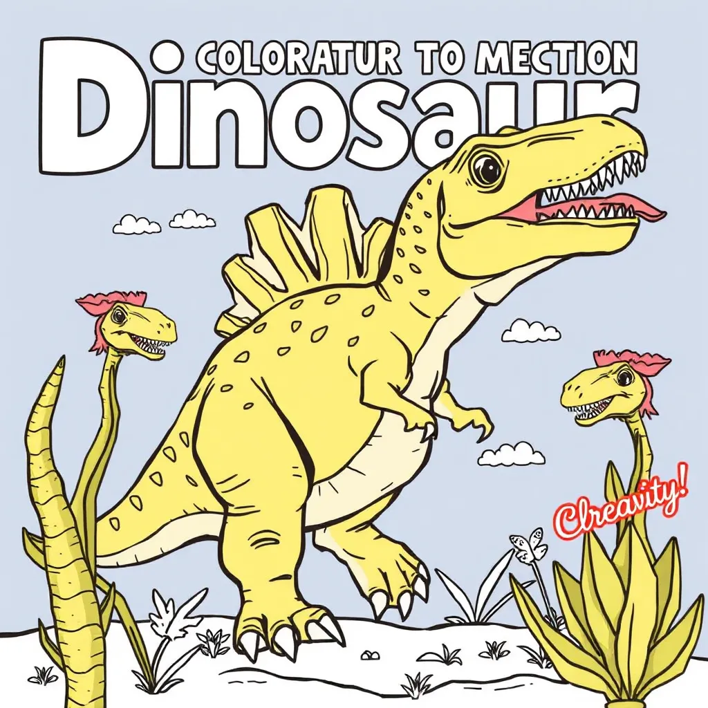 Dinosaur Coloring Activities for Kids' Creativity